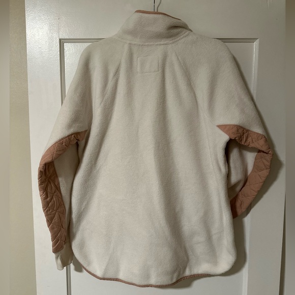 Abercrombie & Fitch Asymmetrical Snap Up Fleece Sweatshirt - Picture 6 of 8